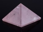 Kwarc różowy - piramida - indie