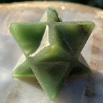 Merkaba Gwiazda - Zielony Jadeit Żad - Święta Geometria