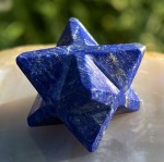 Merkaba Gwiazda - Lapis Lazuli Piryt Kamień królów Lazuryt  - Święta Geometria