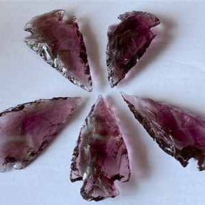 Andara Merlin purple Duży kryształowy Grot - Kryształ