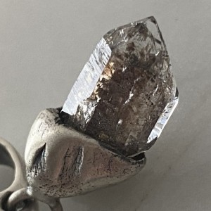 Diament Herkimer Wisior - Srebro - Top kryształ